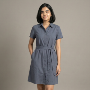 Charcoal Power Dress